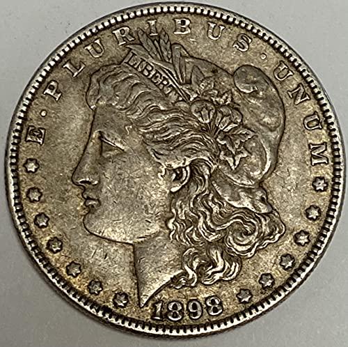 1898 P Morgan Silver Dollar Average Circulated $1 XF-AU (1 of 1)