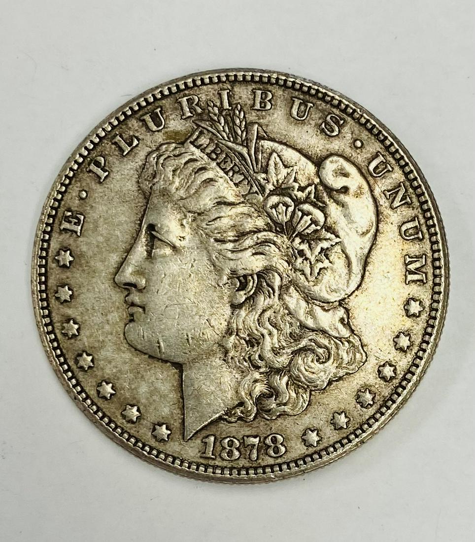 1878-S $1 Morgan Silver Dollar XF/AU (1 of 2)