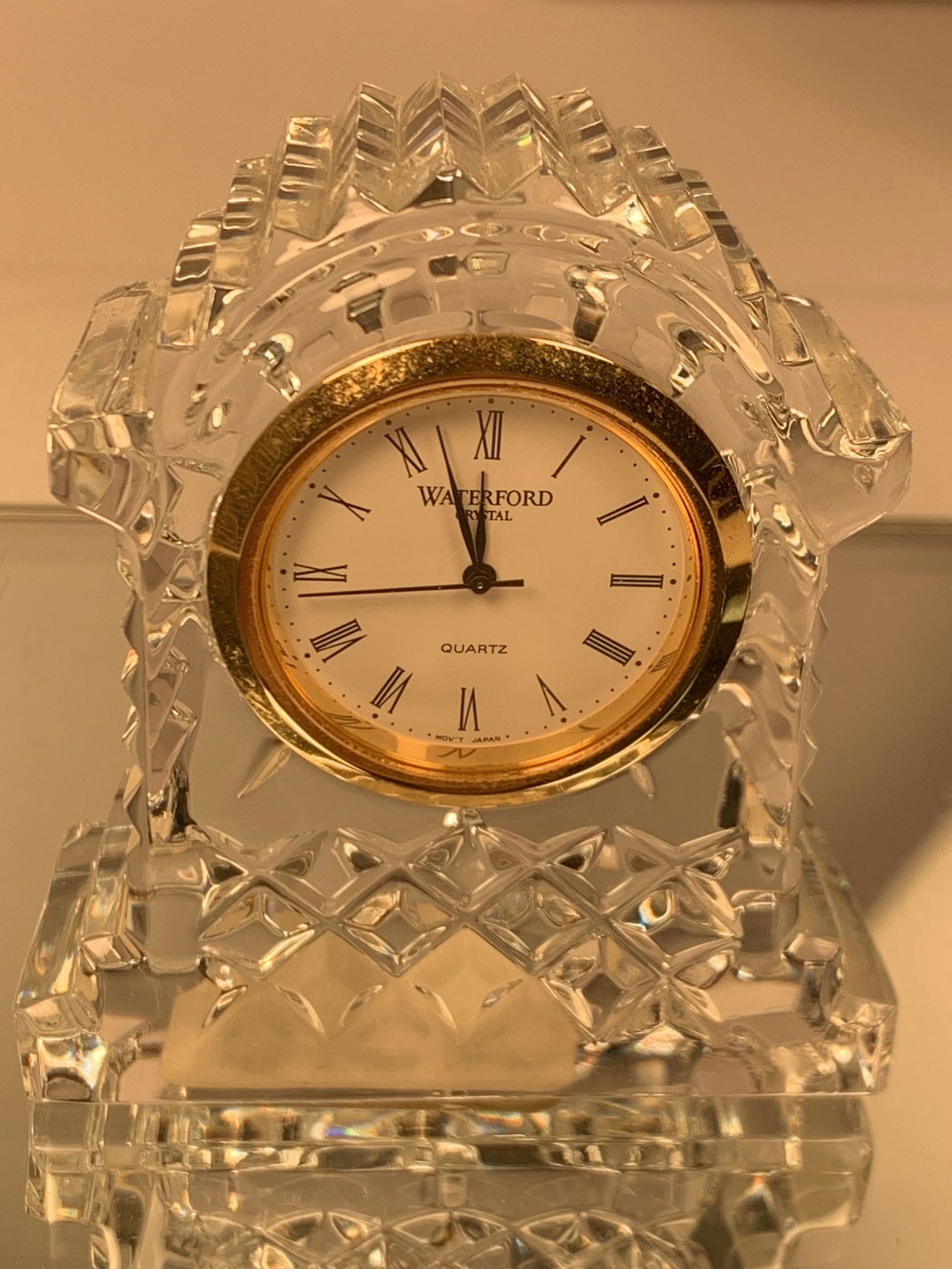 Great Waterford Ireland Crystal Sm Dresser Mantel Clock (1 of 7)