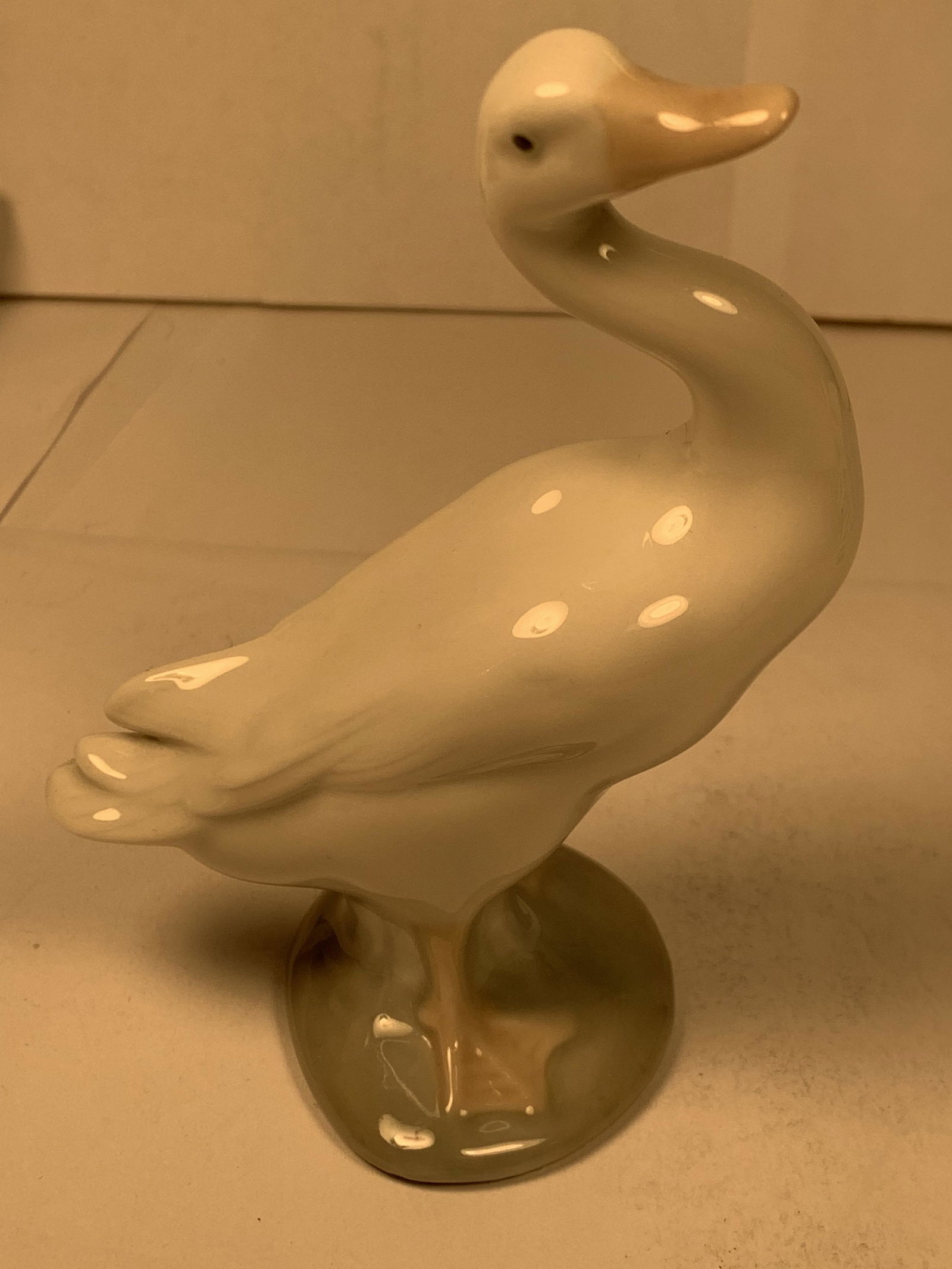 Attractive Lladro Goose Retired Figure Xlnt Cond 4 5/8" (1 of 5)