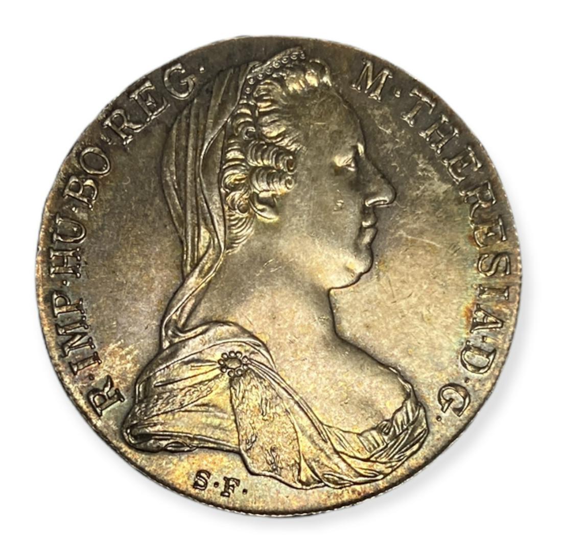 1780 Austria Silver Maria Theresa Thaler Restrike Proof (1 of 2)
