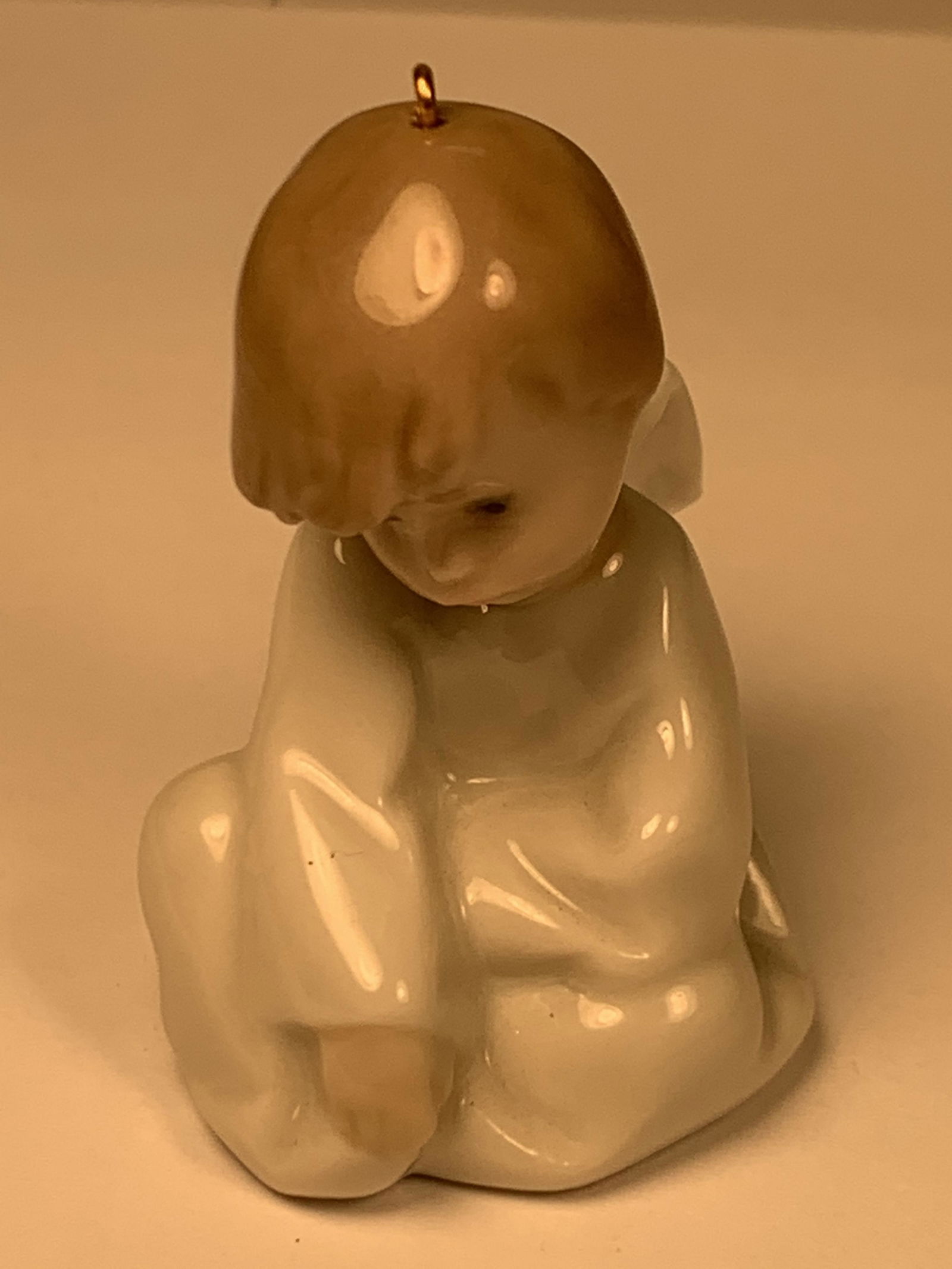 Cute Lladro Miniature Angel Ornament Xlnt Cond 2 1/8" (1 of 5)