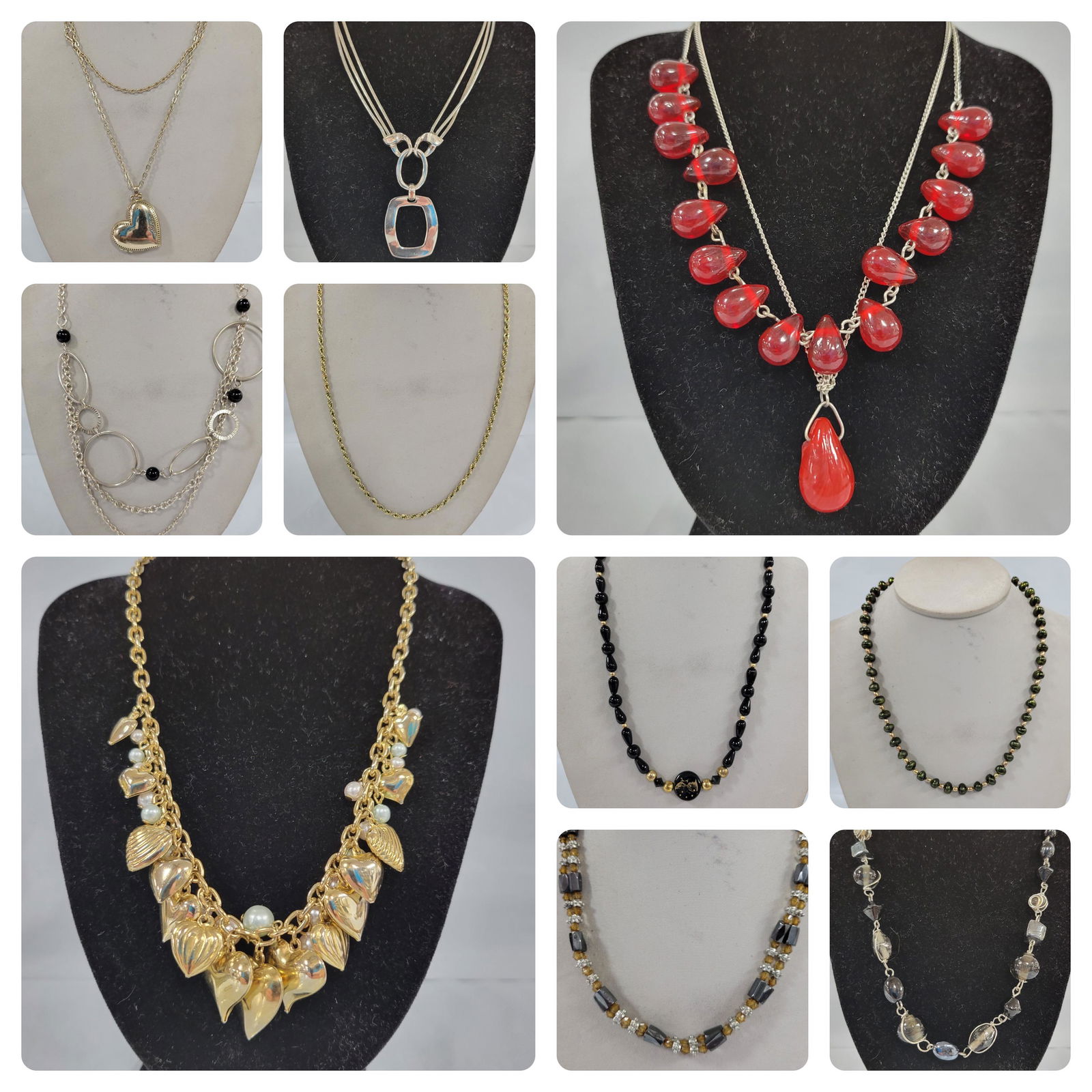 Lot of Women's Costume Jewelry Necklaces (1 of 11)