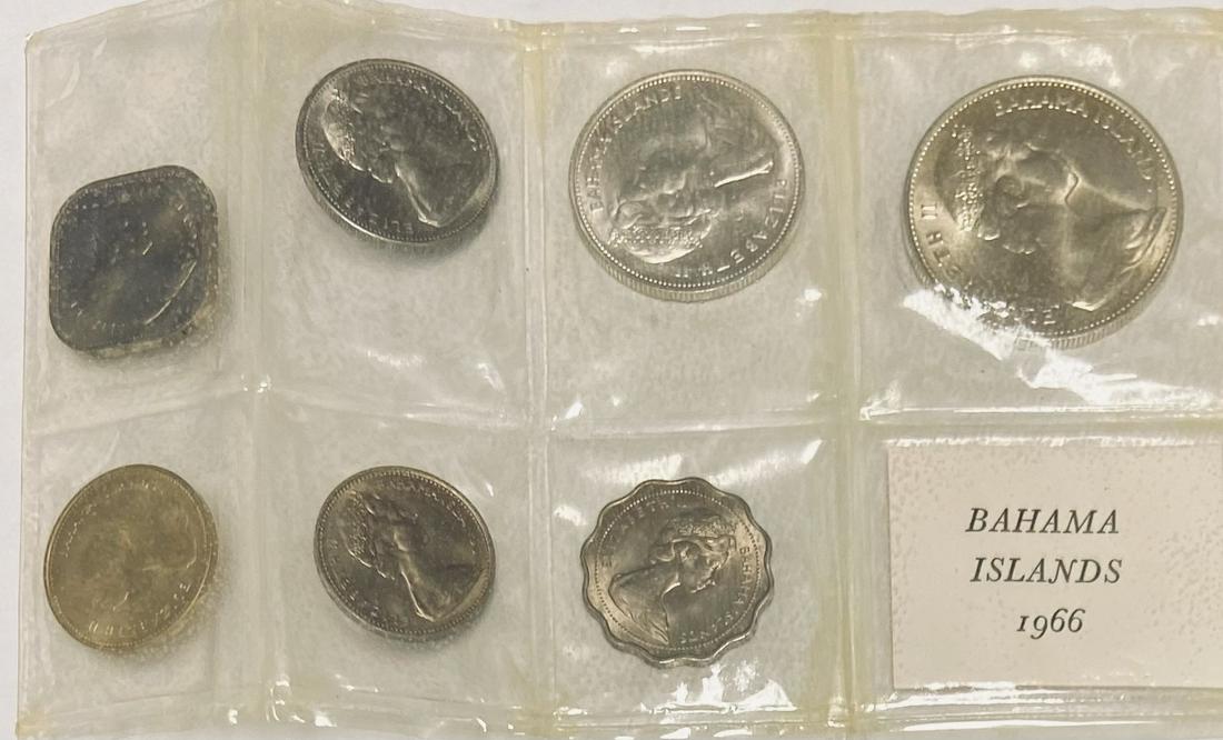 1966 Bahama Islands Coin Set Royal Mint 7 coins (1 of 4)