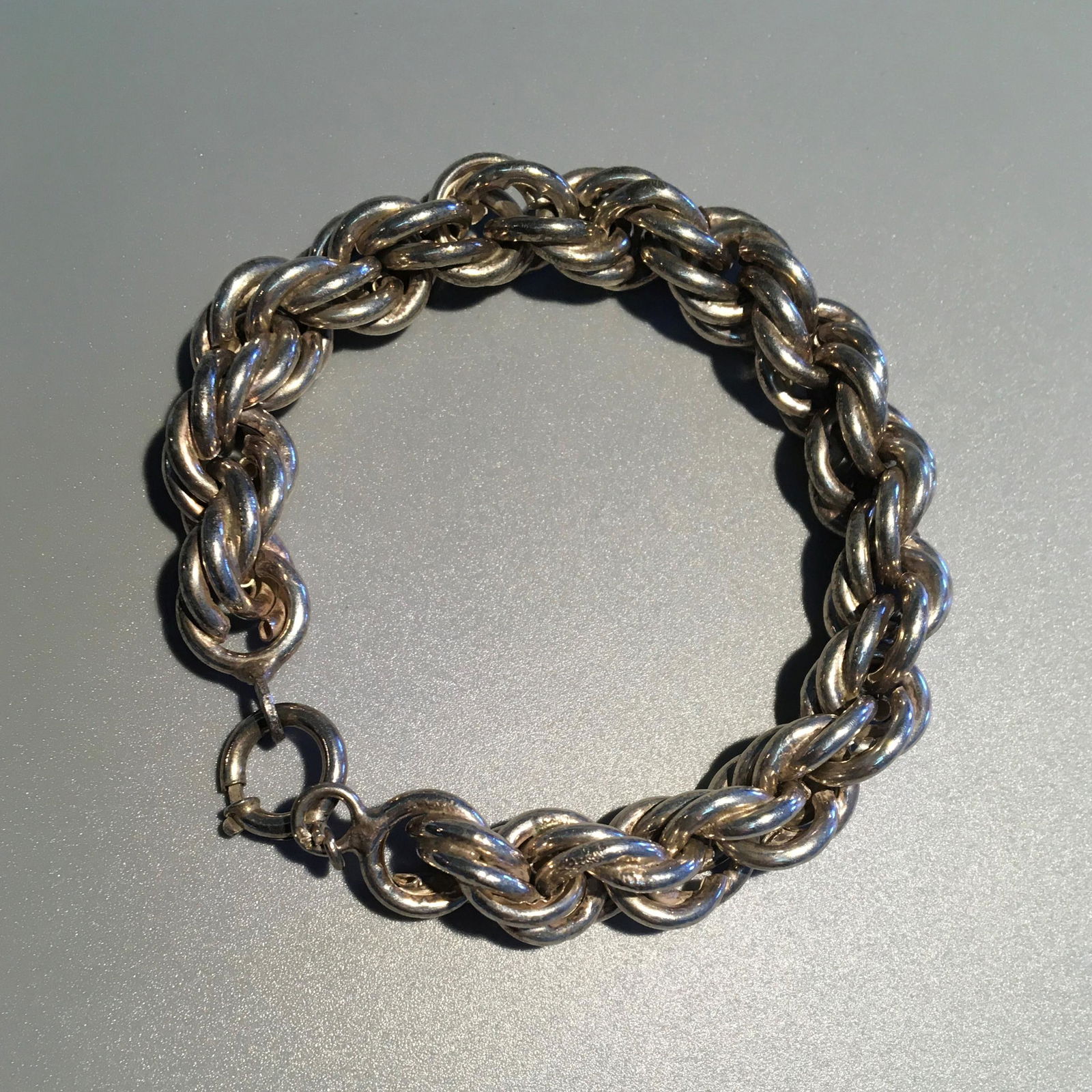 Sterling Silver  Rope Chain Bracelet (1 of 2)