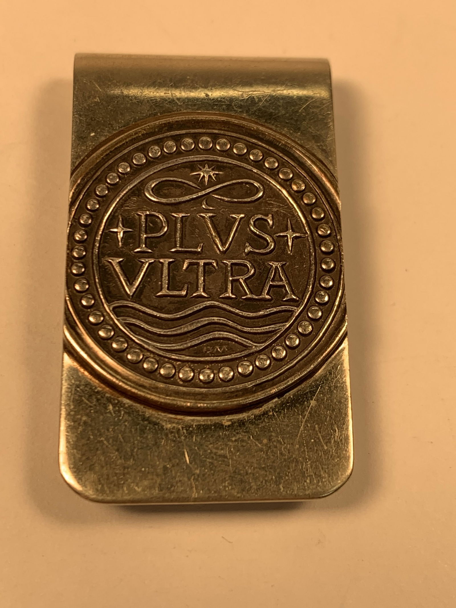 Magnus Sterling Silver Plus Ultra Money Clip 1" Wide .8 Troy  Xlnt Cond (1 of 5)