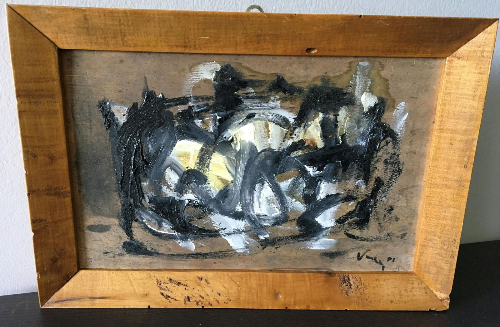 Emilio Vedova (attrib.) (Italian 1919-2006) Untitled Abstract Signed (1 of 3)