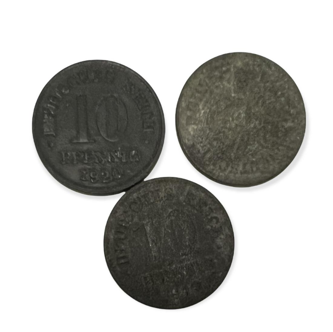 Lot of 3 German Coins (1 of 2)