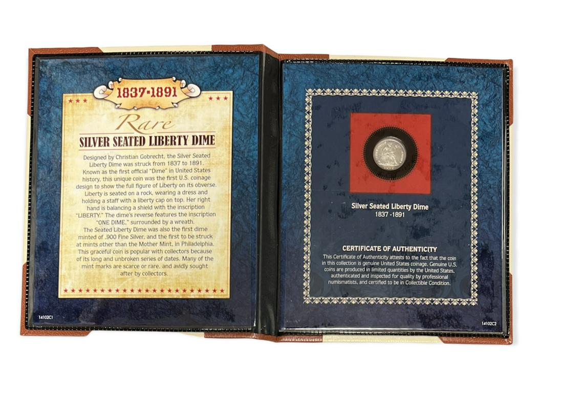 1891-P 10c Liberty Seated Dime XF-AU (1 of 4)