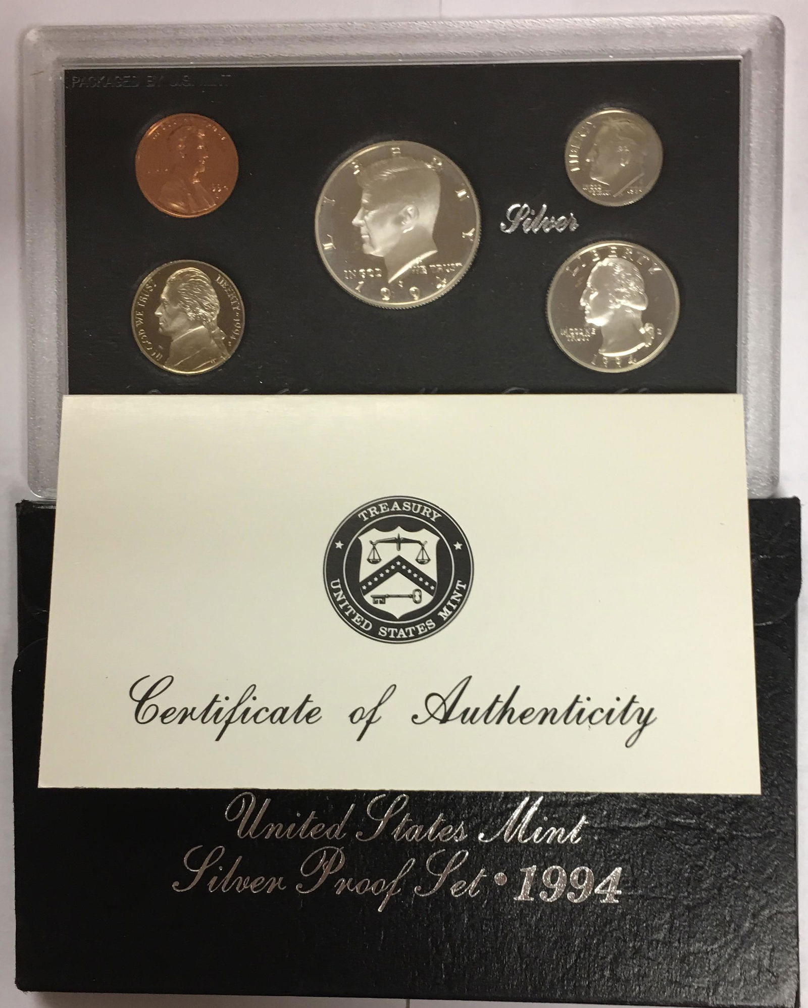 1994-S US Mint Silver Proof Set in OGP & COA (1 of 3)