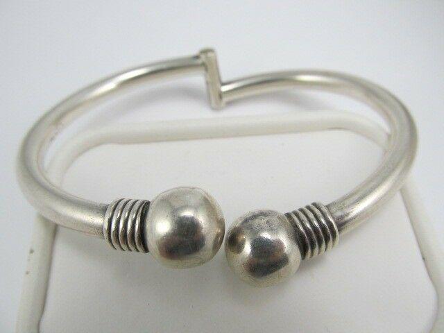 MEXICO TD-70 STERLING HINGED BRACELET OVERALL EXCELLENT CONDITION (1 of 7)
