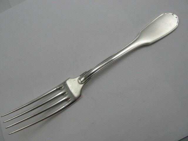 CHRISTOFLE FRANCE STERLING GERMAIN FINE FORK 8 1/8? XLNT CONDITION NO MONO: CHRISTOFLE FRANCE STERLING GERMAIN FINE FORK 8 1/8” XLNT CONDITION NO MONO.This fine Christofle fork is in overall excellent condition with very moderate wear seen along with some scratching. It