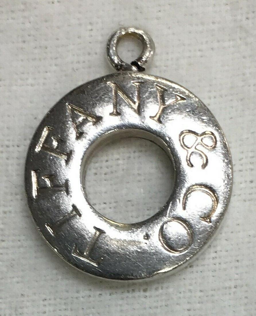 Tiffany & Co .925 Sterling Silver Round Charm Pendant (1 of 5)