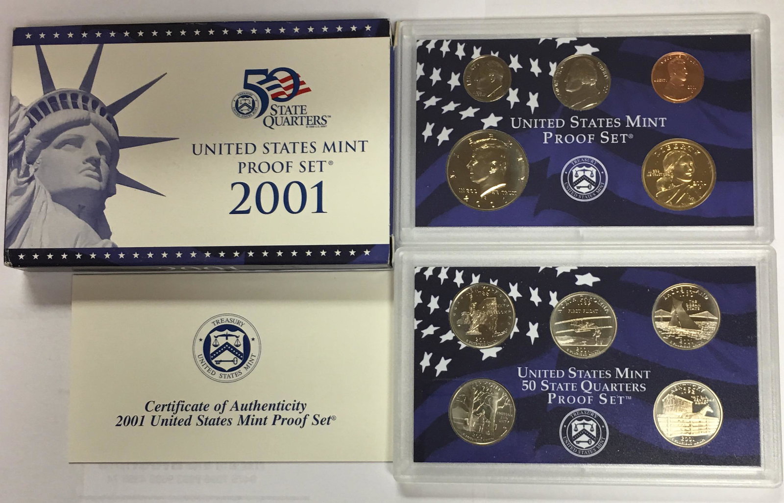 2001 S U.S. Proof Set in Original Government Packaging PF (1 of 3)