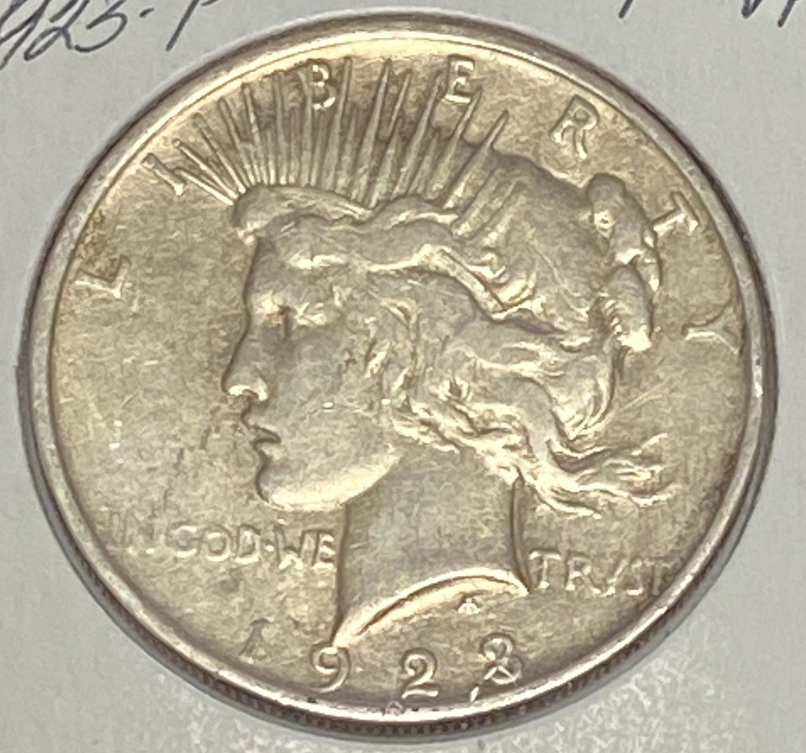 1923 P Peace Silver Dollar Average Circulated $1 F-VF (1 of 2)