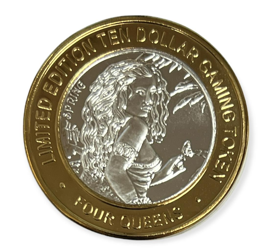 Four Queens - Spring - Limited Edition $10 Casino Gaming Token (1 of 2)