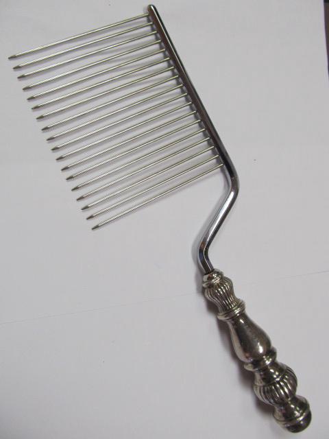 HALLMARK COLONIAL REVIVAL STERLING HANDLE CAKE BREAKER / SERVER V GOOD COND (1 of 8)