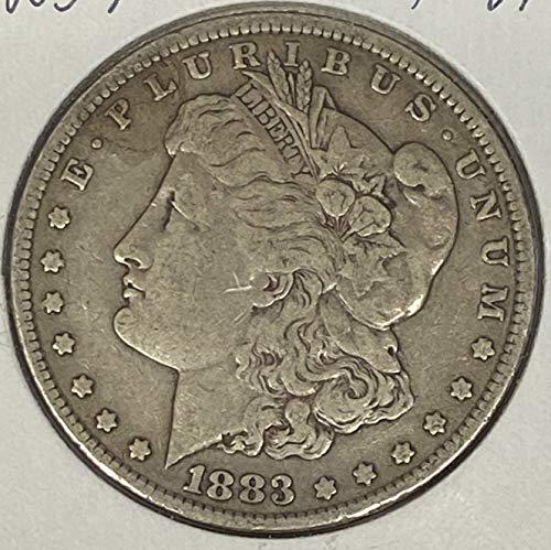 1883 P Morgan Silver Dollar Average Circulated $1 VF-XF (1 of 1)