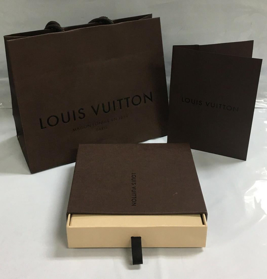 Louis Vuitton Drawer Style Empty Box 5.75"x 5"x 1.5" Paper Bag and Envelope. (1 of 12)