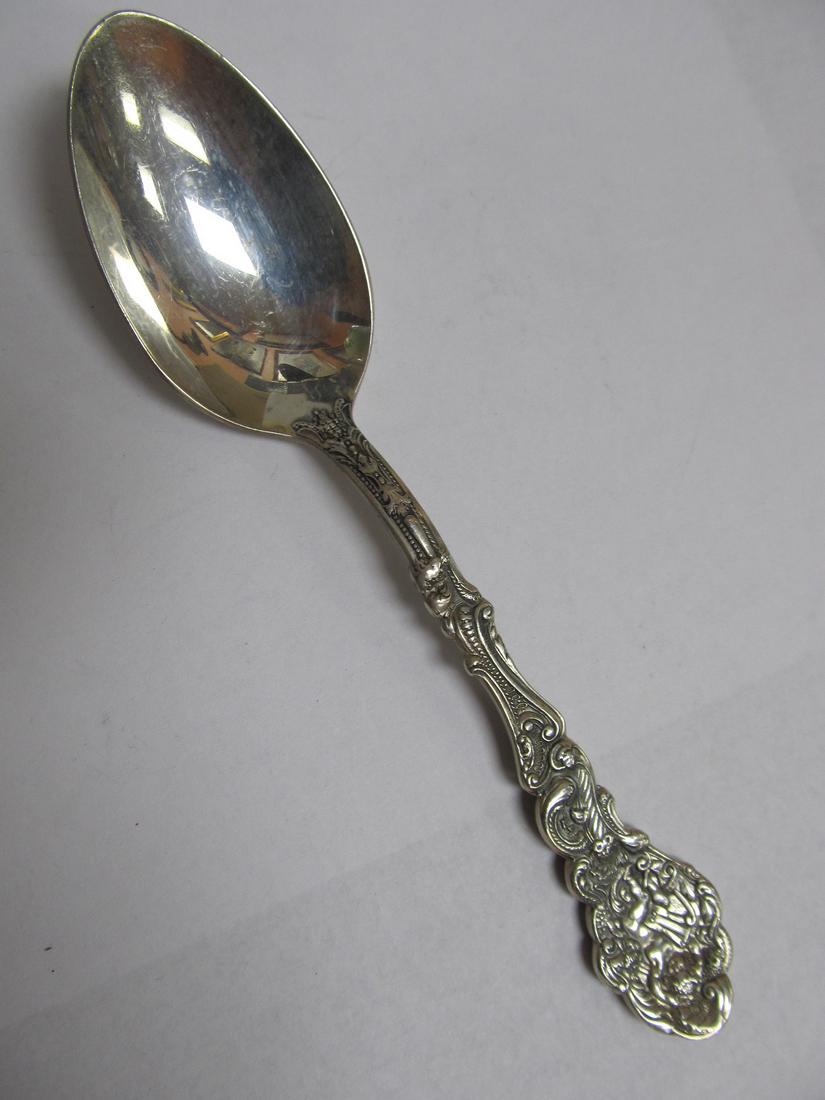 GORHAM VERSAILLES STERLING SILVER OLD MARK FINE TEASPOON 5 7/8" XLNT COND (1 of 9)