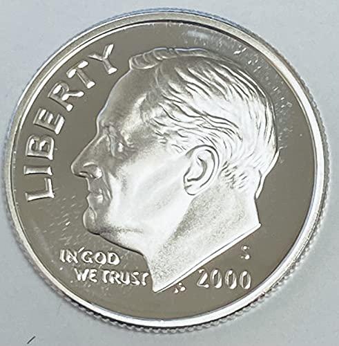 2000 S Roosevelt Silver Dime 10c Proof (1 of 1)