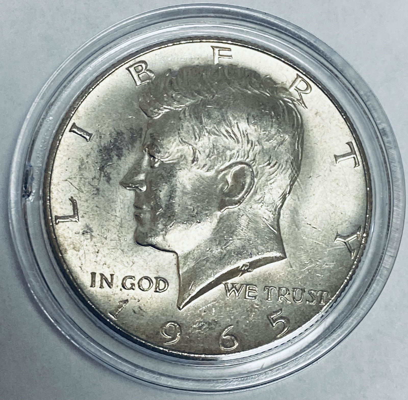 1965-P 50c SMS Kennedy 40% Silver Half Dollar BU (1 of 2)