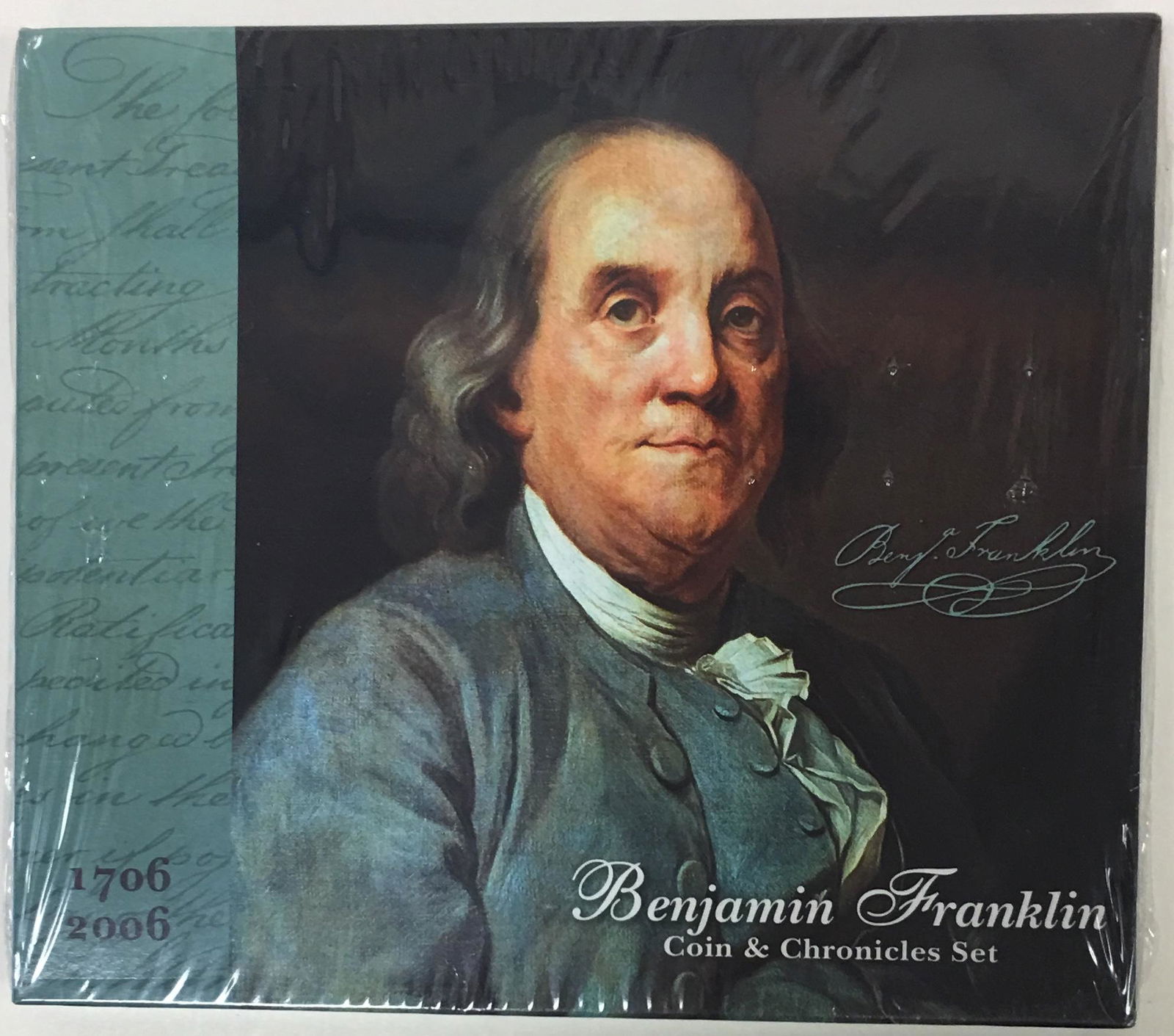 2006-P $1 Benjamin Franklin Silver Dollar and Chronicles Set in OGP BU (1 of 5)