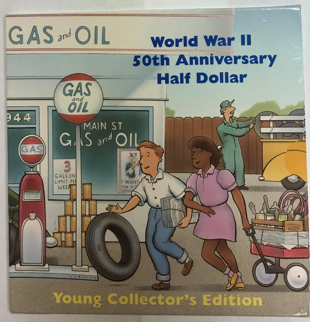 (1993-P) 1991-1995 50c World War II Commem Half Dollar Young Collector's Ed BU (1 of 7)