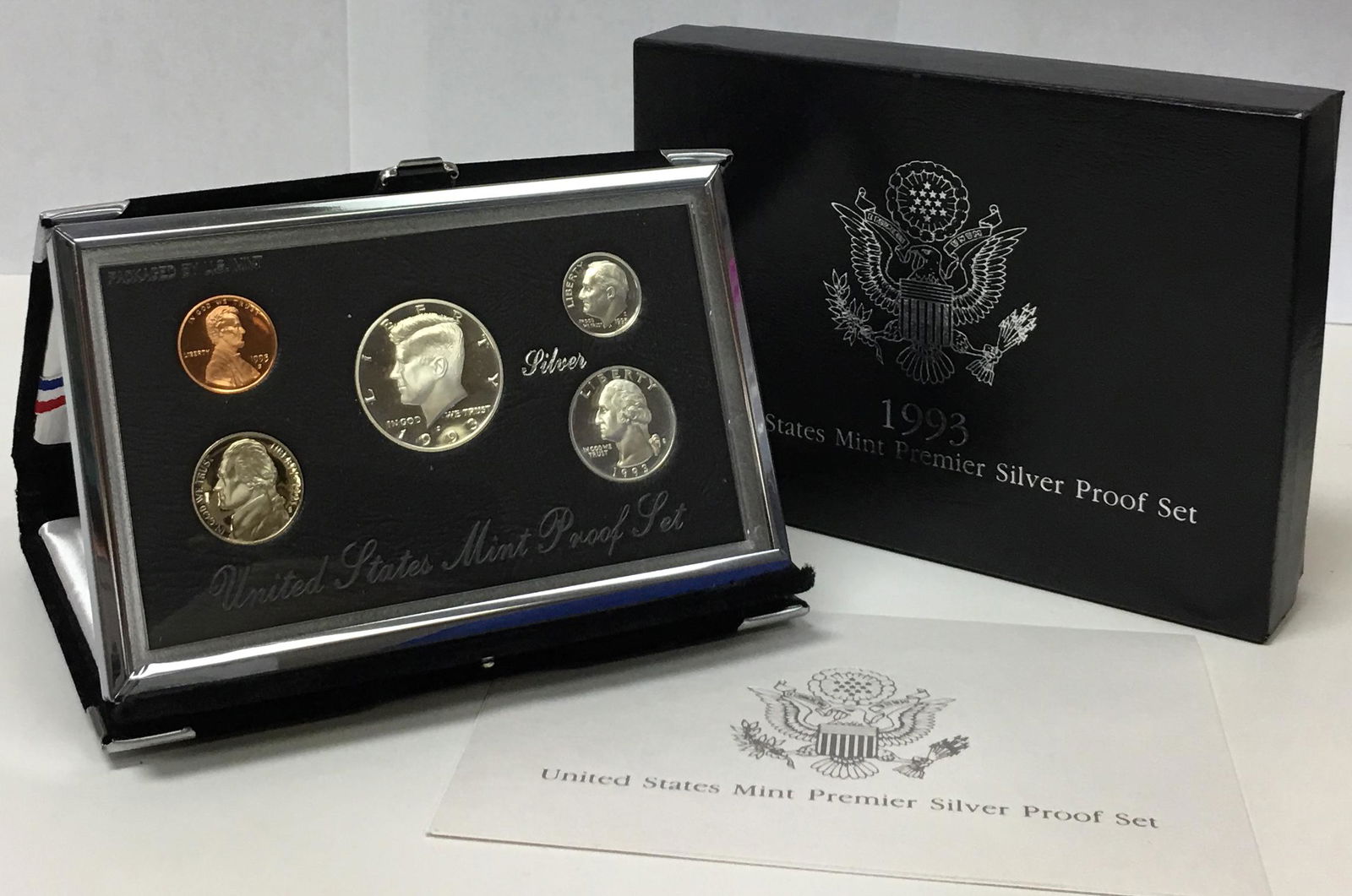 1993-S Premier Silver Proof Set  in OGP & COA (1 of 5)