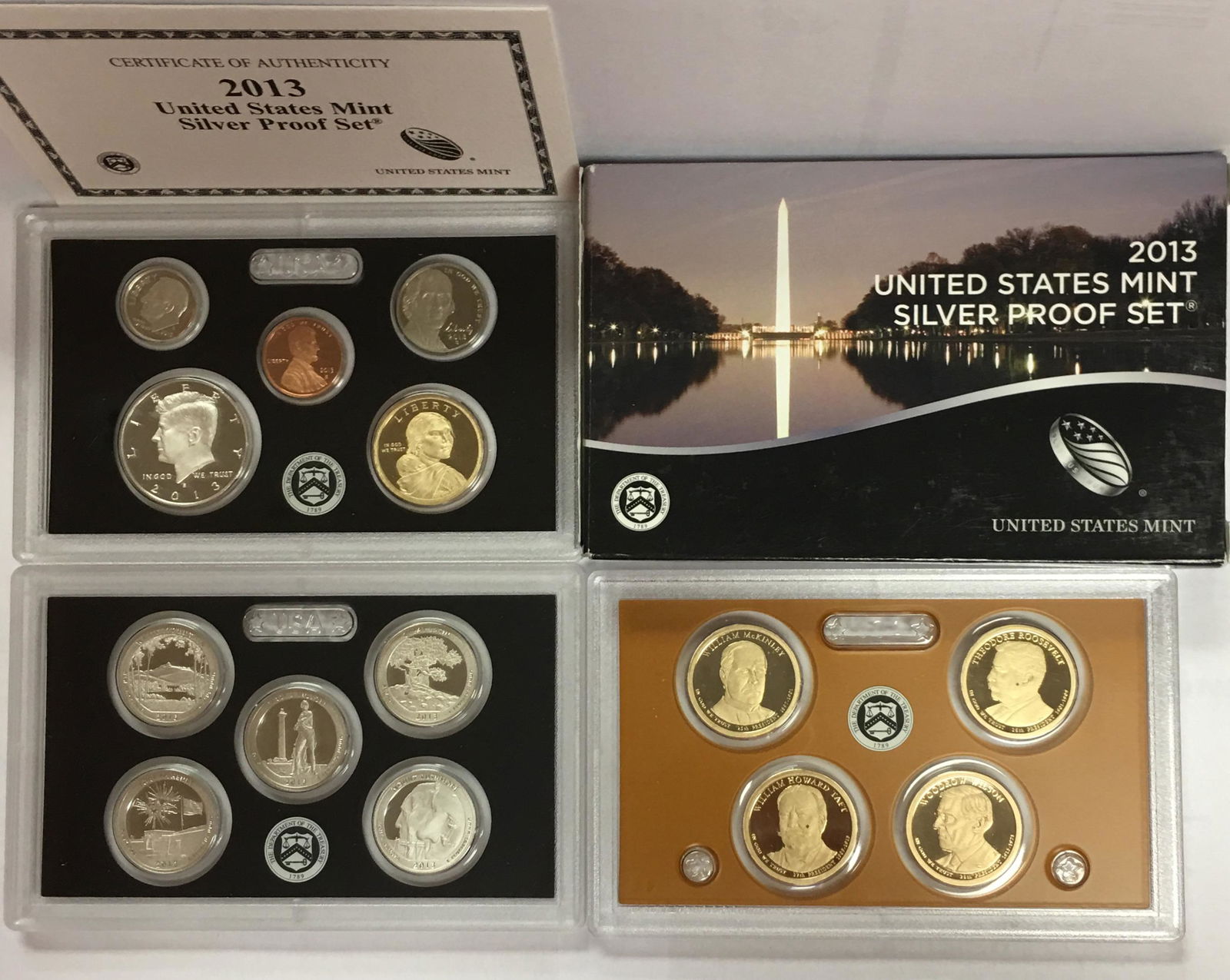 2013-S US Mint Silver Proof Set in OGP & COA (1 of 4)