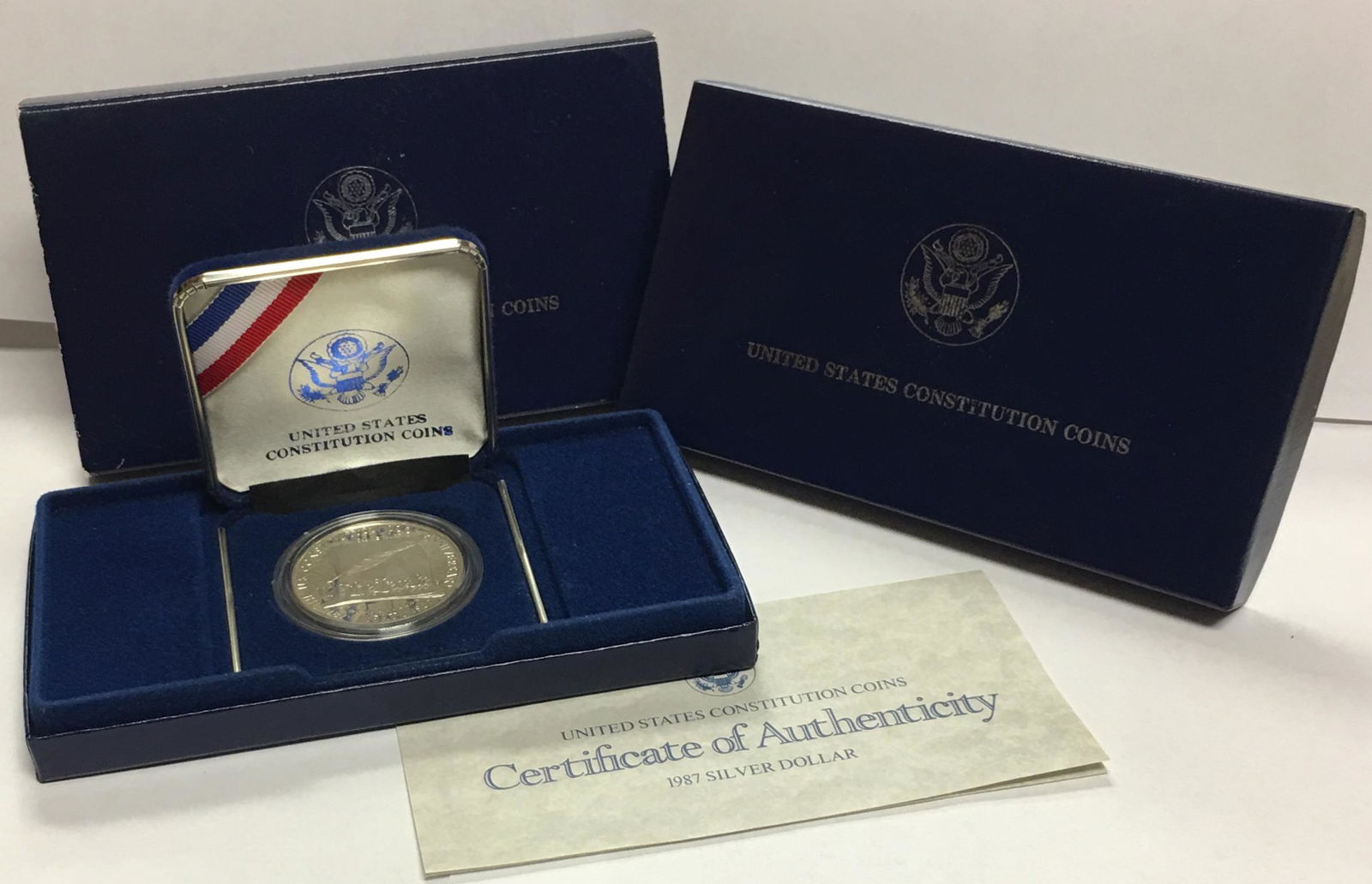 1987-S $1 Constitution Commemorative Silver Dollar in OGP Proof (1 of 5)