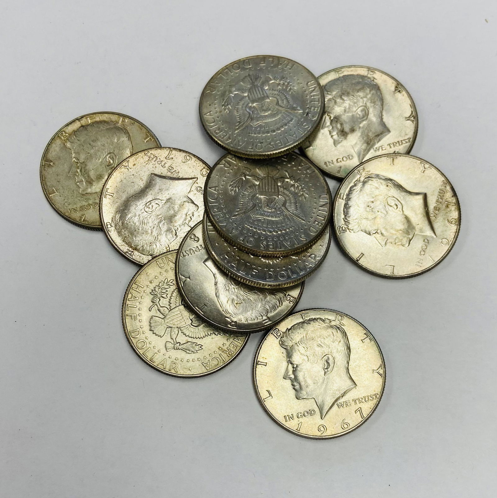 Lot of 40% Silver Halves $5 Face Value (1 of 2)