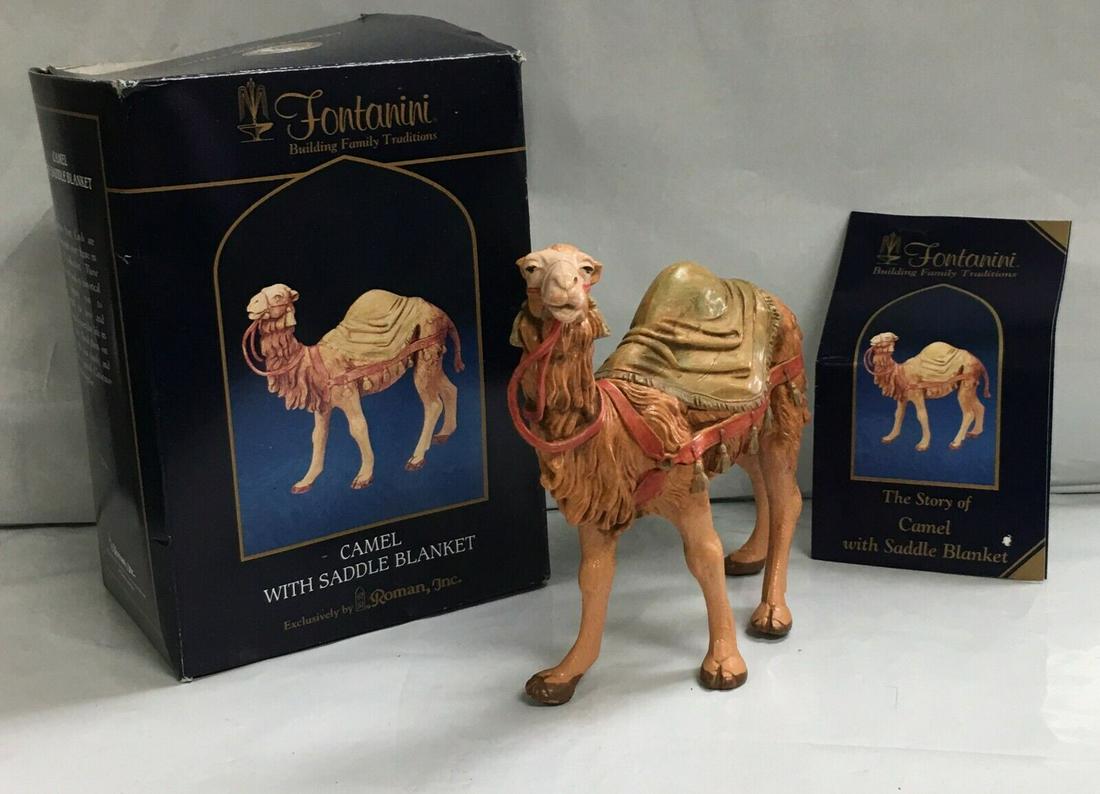 1992 Fontanini The Nativity Collection # 72526 Camel with Saddle Blanket Figure (1 of 10)