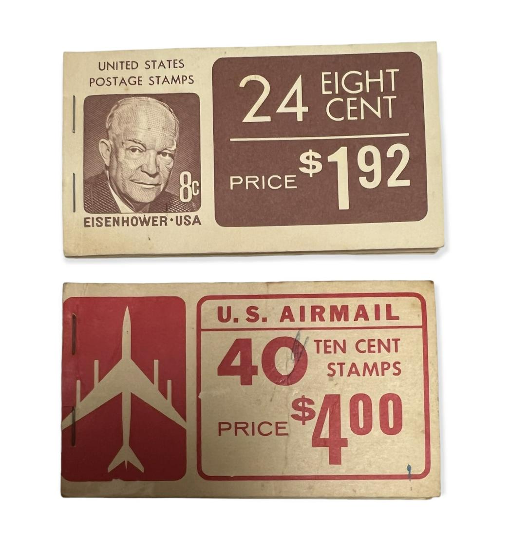 Stamps Collection - Eisenhower $1.28 & U.S. AirMail $0.16 (1 of 5)
