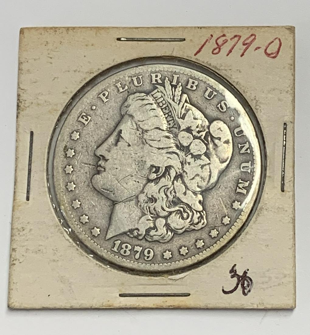 1879-O $1 Morgan Silver Dollar  VG (1 of 2)