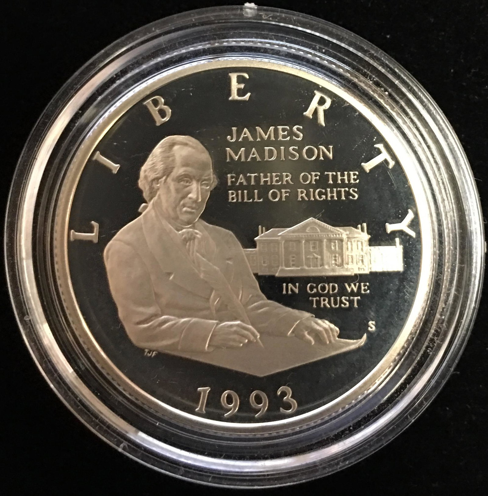 1993-S 50c Bill of Rights Modern Commemorative Silver Half Dollar Proof (1 of 2)