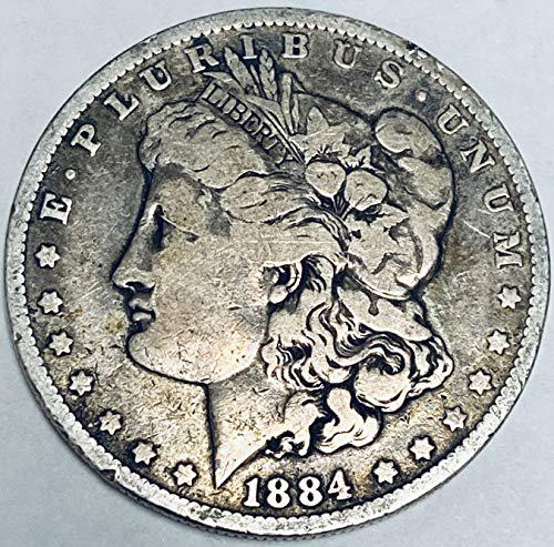 1884 O Morgan Silver Dollar Average Circulated $1 F-VF (1 of 1)