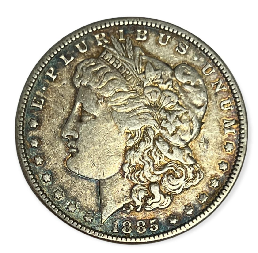 1885-P $1 Morgan Silver Dollar Average Circulated AU/BU (1 of 2)