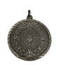 Vintage Taxco Mexican 950 Sterling Silver Aztec Calendar Pendant TV-02  1 3/4" in diameter .