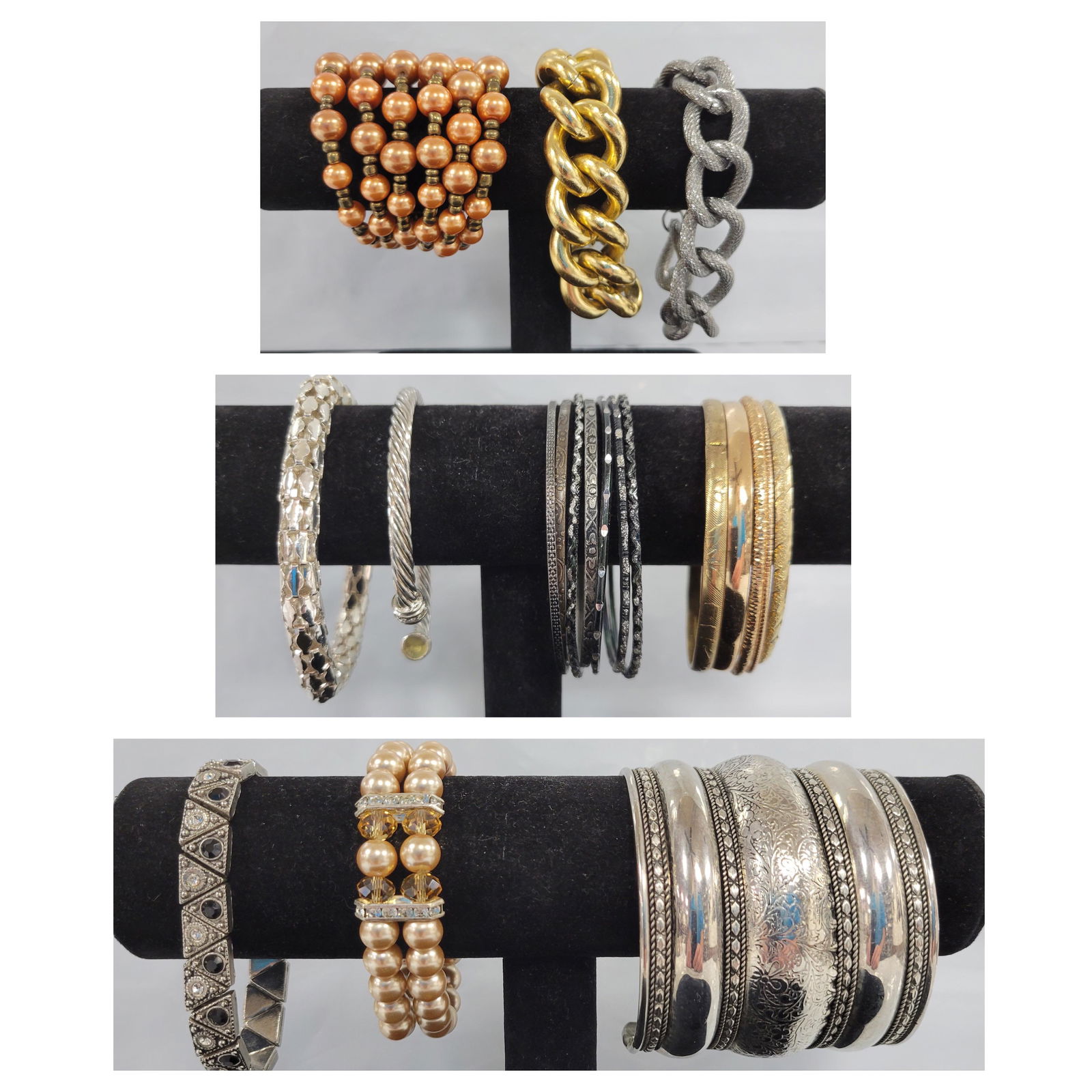 Lot of Women's Costume Jewelry Bracelets (1 of 4)