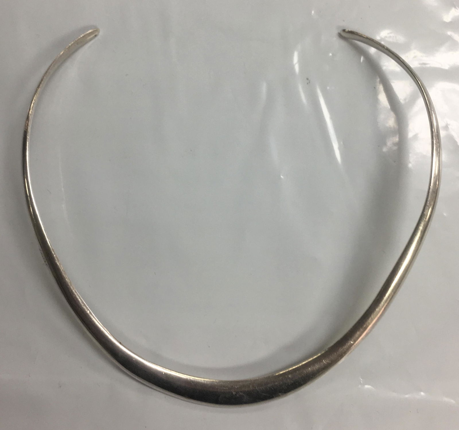 Mexico Jondell Ent. 925 Solid Sterling Silver Choker Collar Necklace (1 of 7)