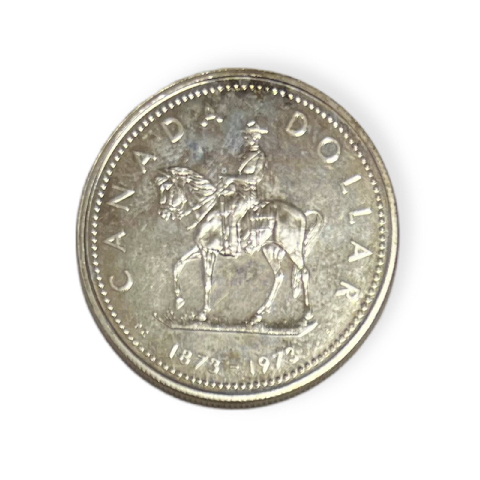 1973 $1 Canada Silver Dollar KM# 83 $1 Proof Like 1873-1973 Specimen (1 of 2)