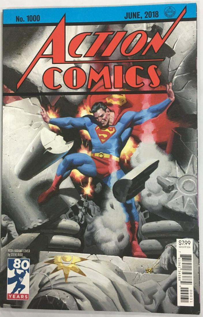 Action Comics #1000 DC Comics (2018) 1930s Variant Cover VF/NM (1 of 2)