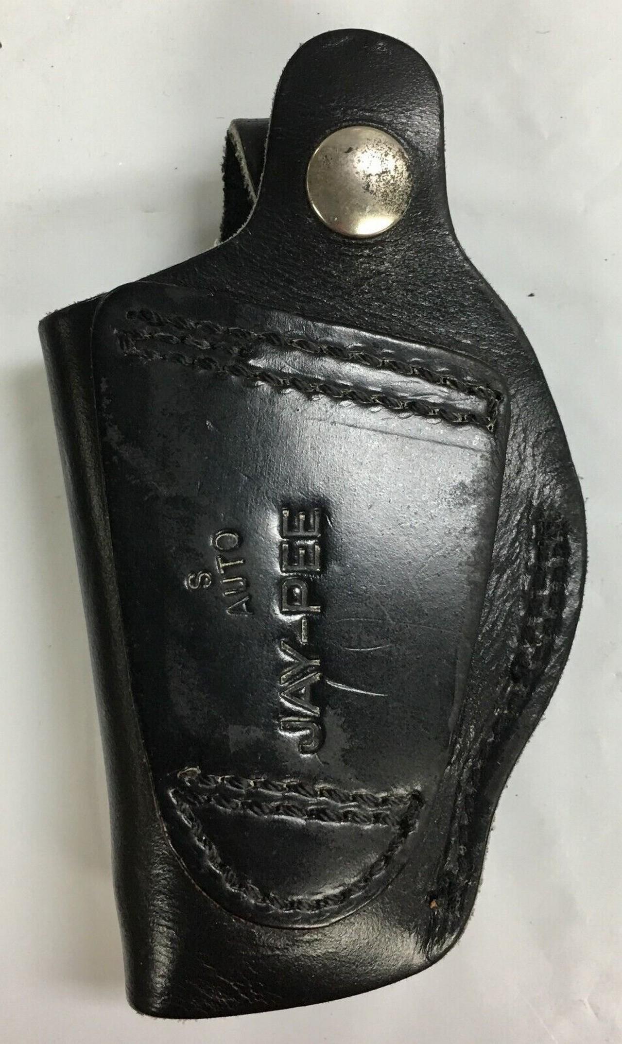 Vintage Jay-Pee S Auto Black Leather Holster Left Hand (1 of 9)