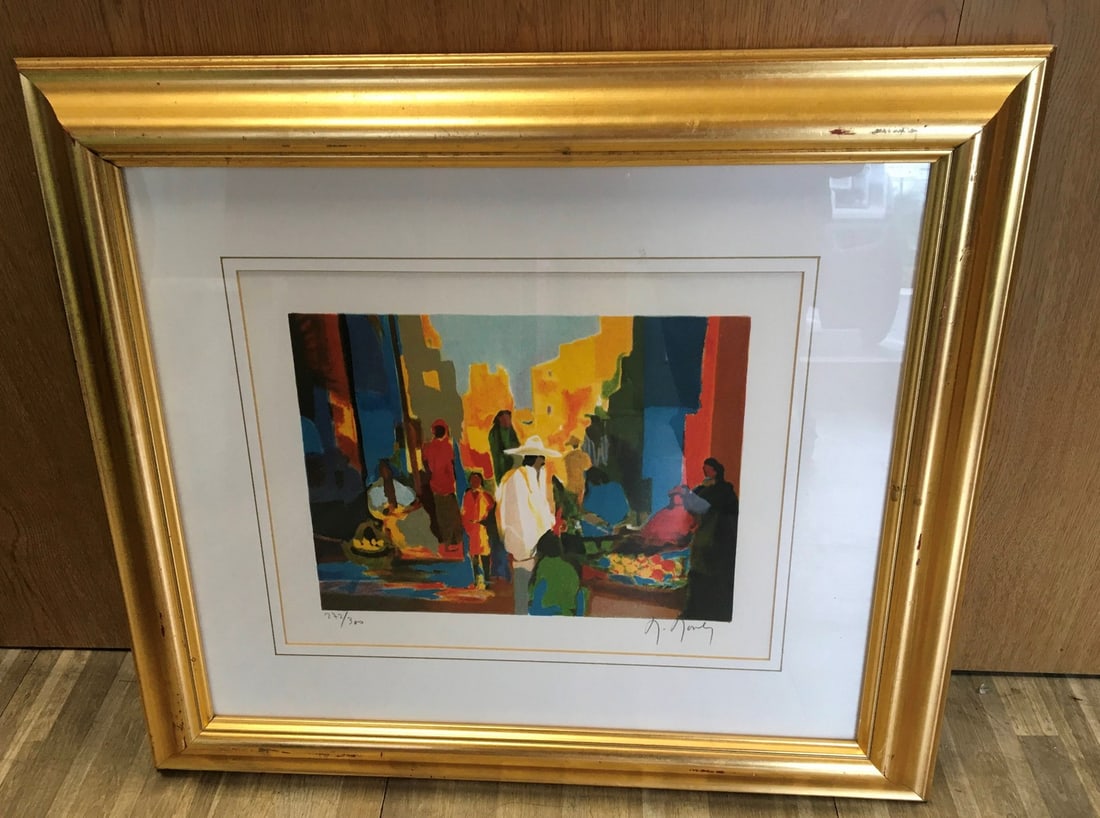 Marcel Mouly Marche Mexicain Lithograph (1 of 3)