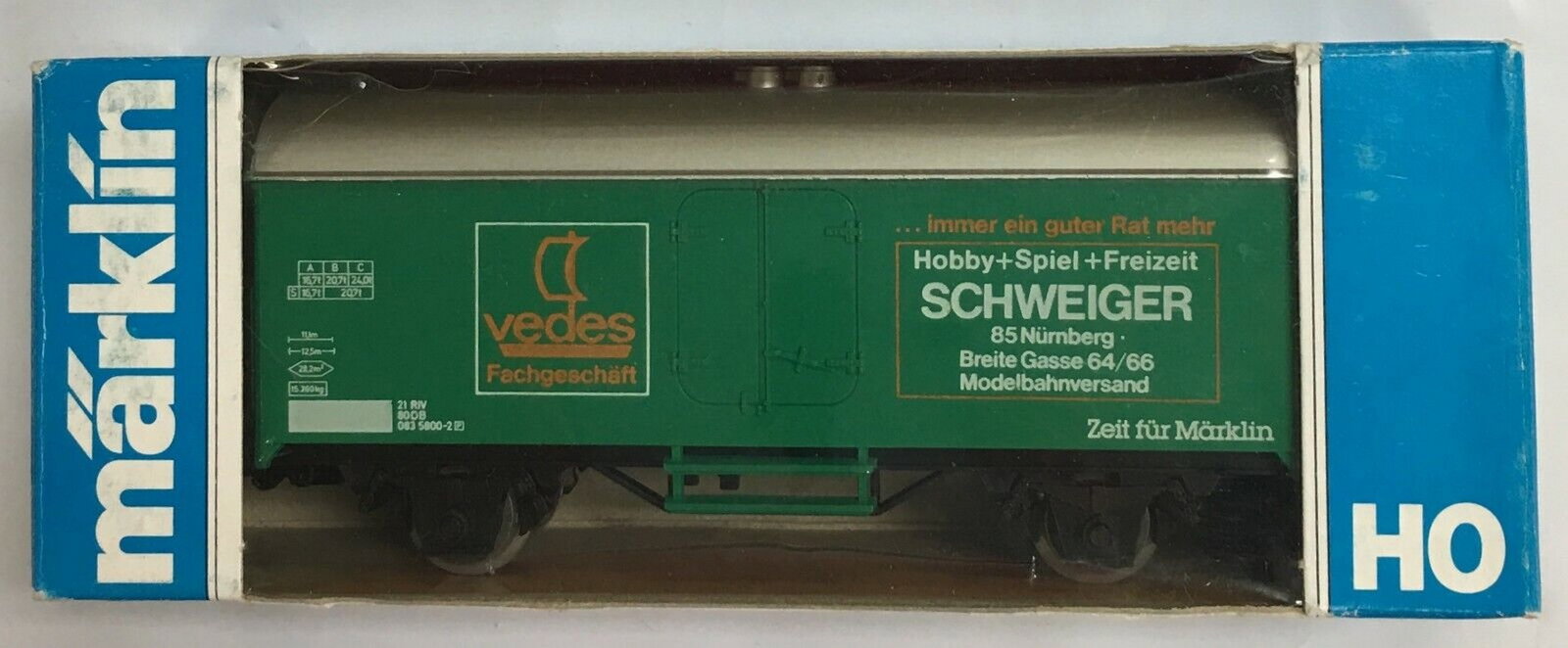Marklin HO Schweiger Box Car (1 of 4)