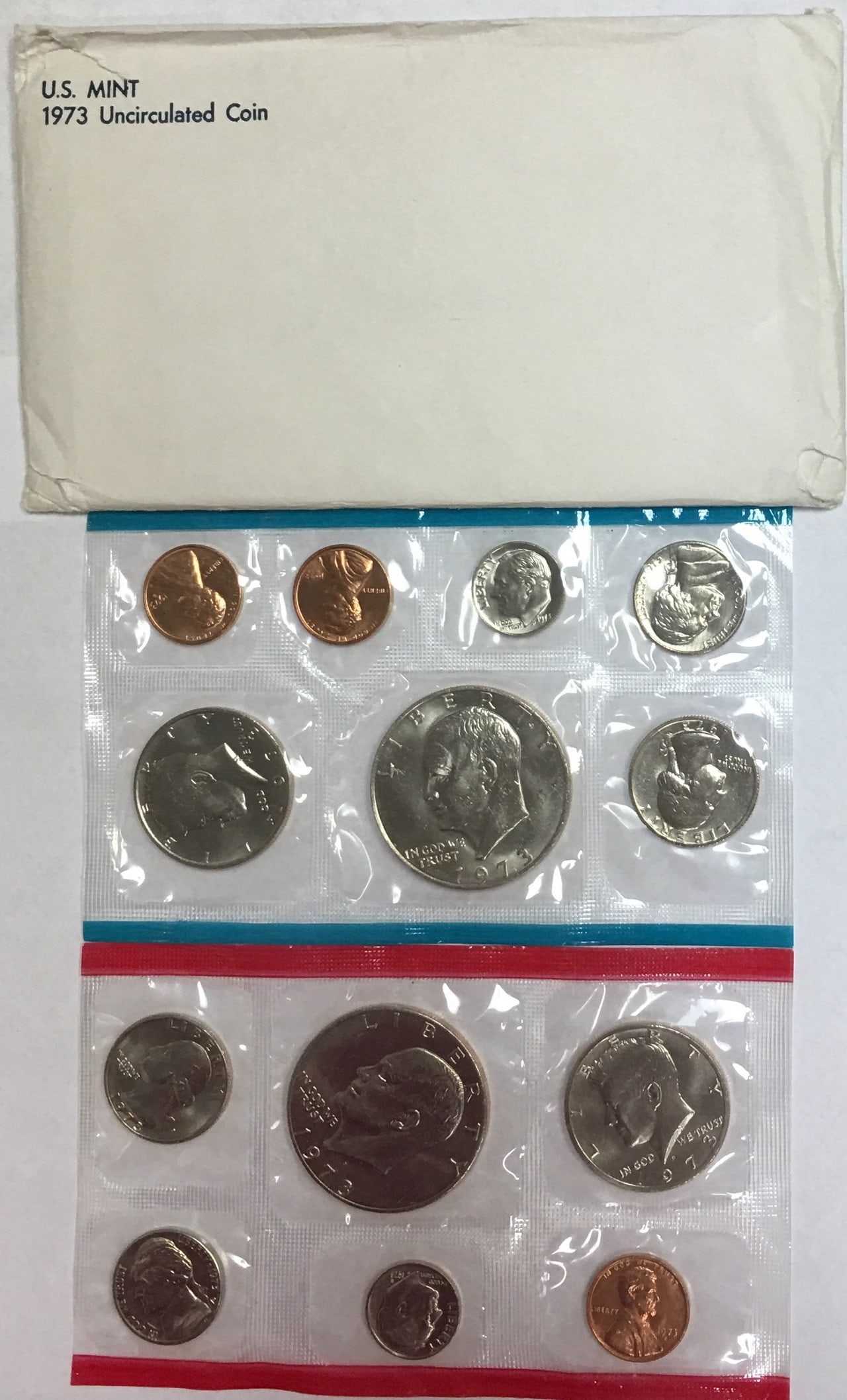 1973 US Mint Set in Original Government Envelope (1 of 3)