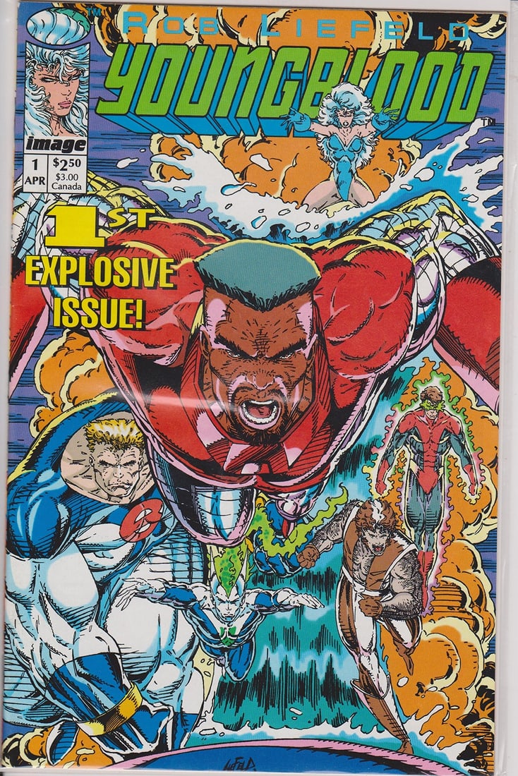 Youngblood Rob Liefeld Image 1 1st Explosive Issue April 1992 [Comic] image (1 of 1)