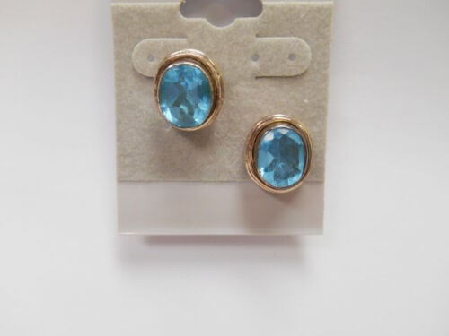 Sterling Stud Earrings w/ Genuine Topaz Stones: This Set of Studs is Accented with Large, Beautiful Topaz Stones! The stones are encased in sterling! Perfect for your collection! UPC: K121415-33