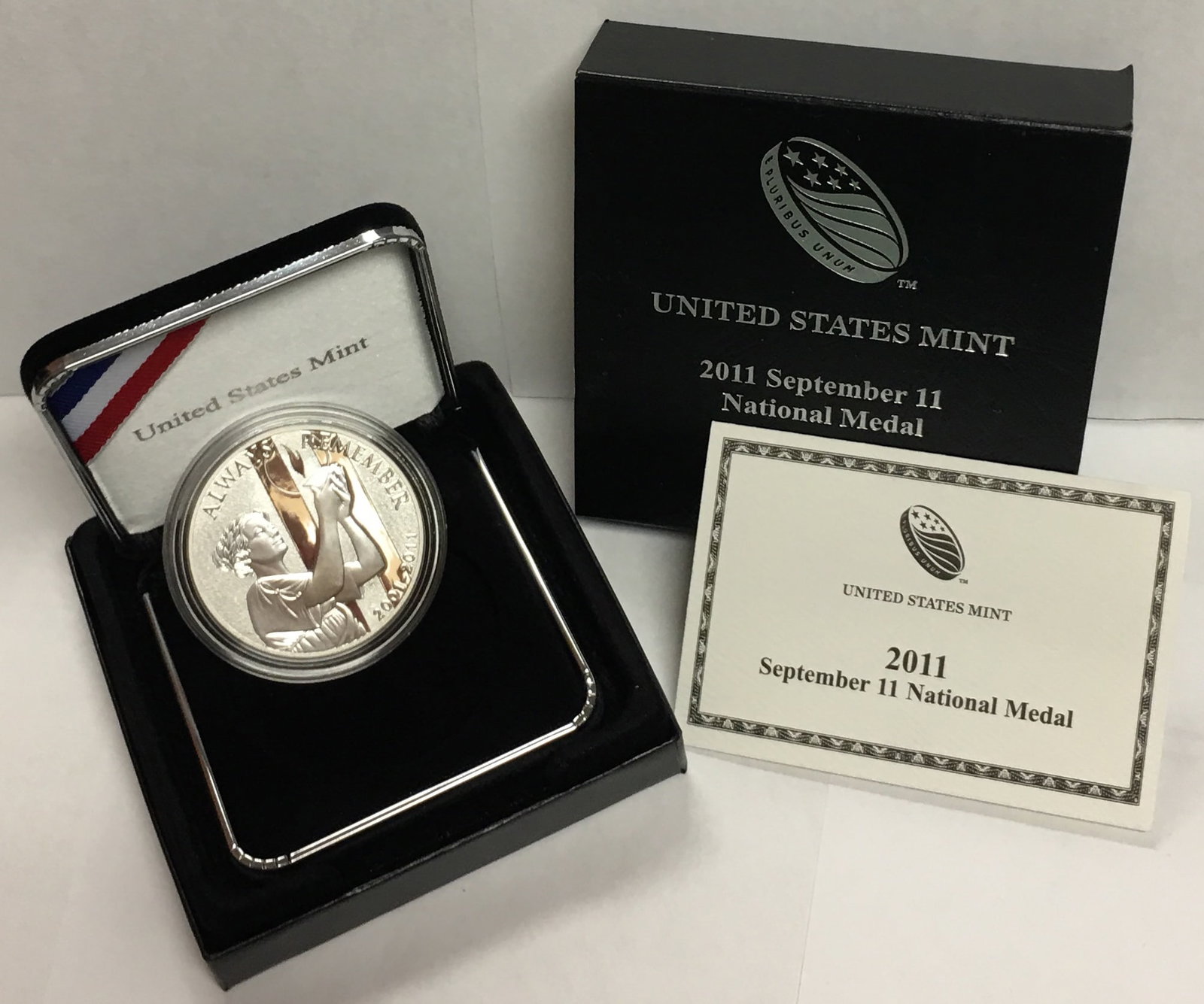 2011-P September 11 National Silver Medal Commemorative in OGP Proof (1 of 5)